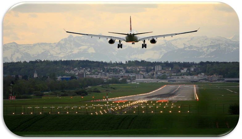 Plane landing
